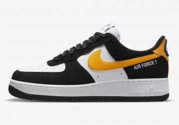 Nike Air Force 1 Low GS Athletic Club Black White University Gold DH7568 002