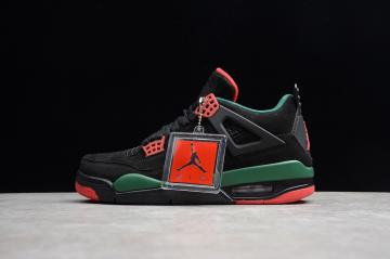 Jordan 4 red green black clearance