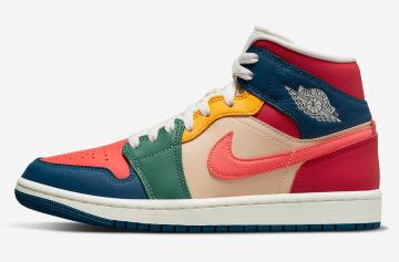 Jordan 1 red blue green clearance