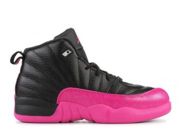 black and pink 12 jordans