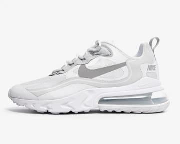 Nike air max 270 react white light smoke grey pure platinum clearance