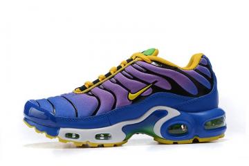Nike Air Max Plus TN Blue Purple Yellow Sportswear Running Shoes BQ4629 004