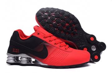 Mens red and black nike shox clearance