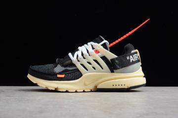 Off White X Nike Design Lifestyle Shoes Black Brown AH3830 001