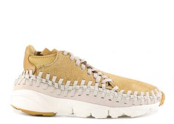 Nike Air Footscape Woven Chukka Qs Hairy Suede Brown Gold Flat Light Summit Orwood White 913929 700