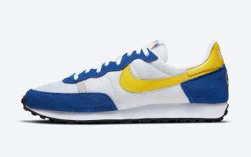 Nike Challenger OG Peace Love and Basketball White Speed Yellow Game Royal DC1413 100