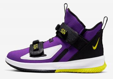 Nike LeBron Soldier 13 Purple Yellow AR4225 500