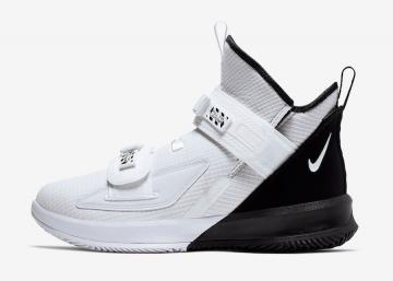 Nike LeBron Soldier 13 White Black AR4228 100