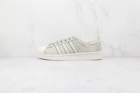 Adidas superstar suede white clearance