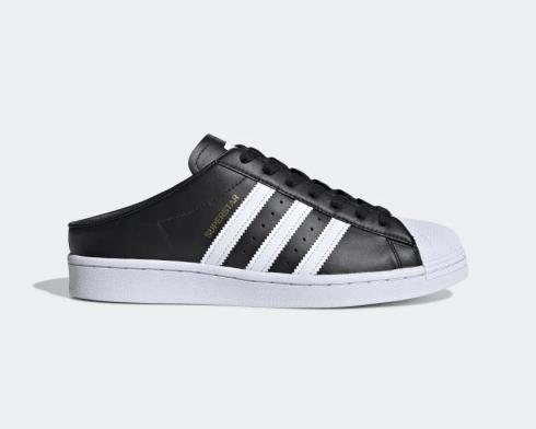 Adidas Superstar Slip On Backless Mule Core Black Cloud White FX0528 -  Sepsale
