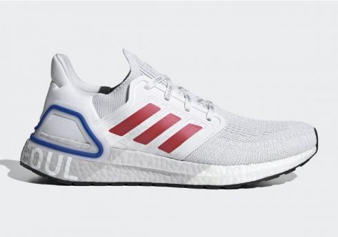 Ultraboost city shoes red white and blue clearance