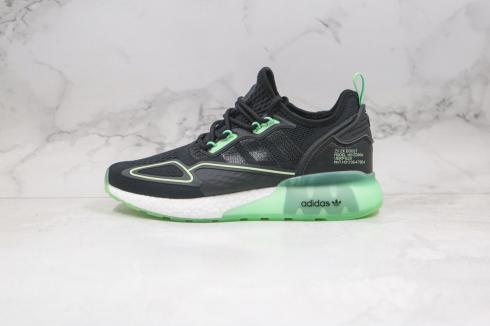 Adidas zx 2k boost black green Clearance