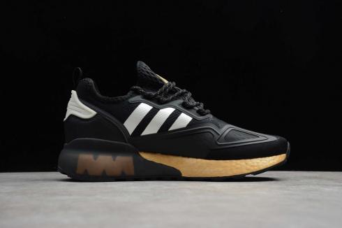 basketbal Wijde selectie Plaats chunky rubber sole sandals - Adidas ZX 2K BOOST Core Black Gold Metallic  Running Shoes FY2014 - Sepsale
