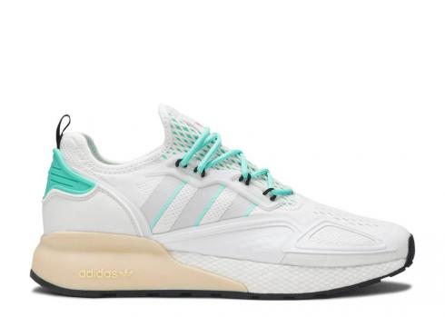 Adidas Zx 2k Boost Grey Hi-res Green