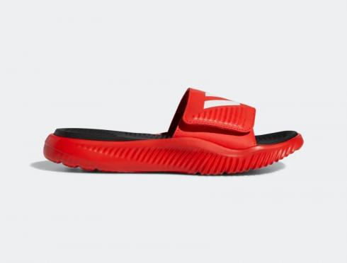 Adidas alphabounce slide red clearance