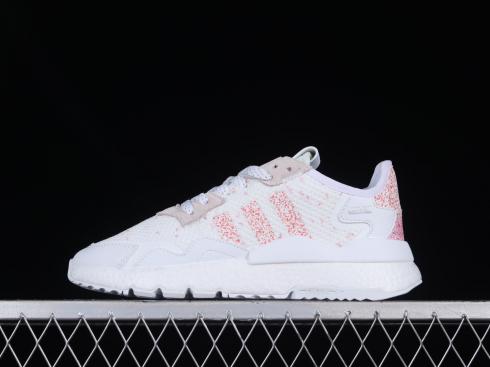 Adidas Nite Jogger Boost Cloud White Red Pink CG6206
