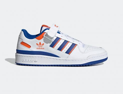 blue white and orange adidas
