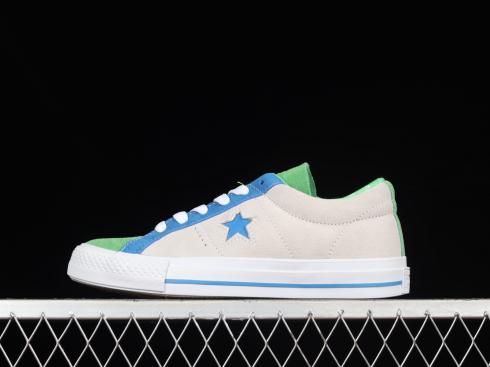 Converse One Star Pro Royal Blue Green White 171933C