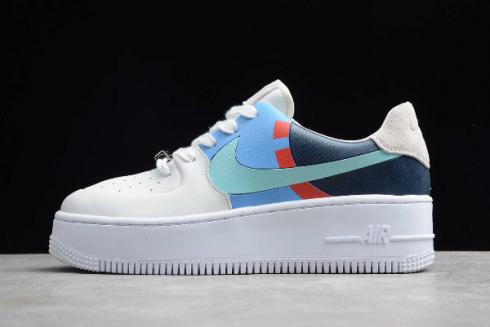 pale blue nike air force 1