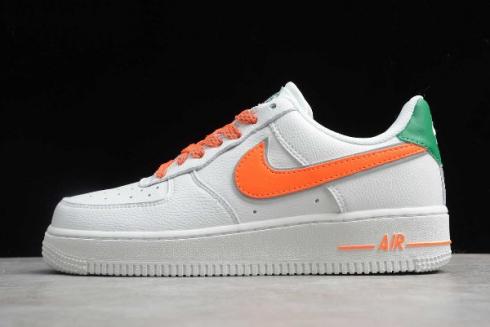 Nike air force 1 white orange green clearance