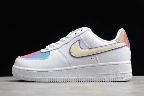 StclaircomoShops - 2020 Nike Air Force 1 Low Easter White Barely Volt Hyper  Blue CW0367 100 - A Nike Correndo magra Armband o seu dispositivo sempre  durante os treinos