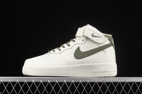 Air Force 1 07 Mid White Green Shoes LZ6819 - packers nike roshe black women 2017 - 608 - RvceShops