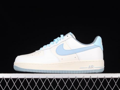Nike Air Force 1 Flyleather Earth Day White Pink Blue CW3388-202