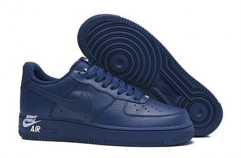 Nike Air Force 1 Low AF1 07 LTHR Dark Blue AJ7280 セールクリアランス Nike WMNS 07 Low 1 Force Air スニーカー