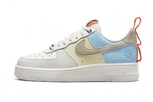 Nike Air Force 1 Low White Blue Orange 