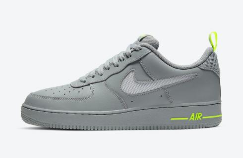 Nike air forces grey and green clearance