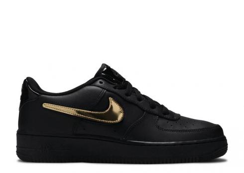 001 - Network-presidentsShops - Nike Air Force 1 Lv8 3 Gs Removable Swoosh  - nike zoom hypercross tr galaxy - Black Fair AR7446