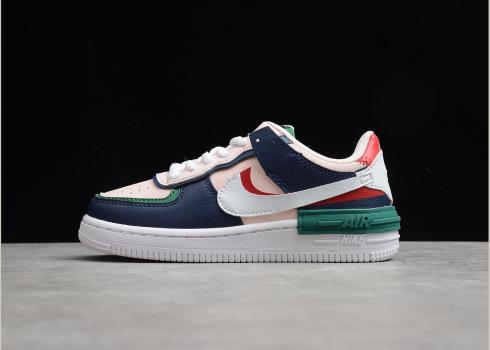 Nike Air Force 1 Shadow SE Beige Pink Red AQ4211-106 for Kid - Sepout