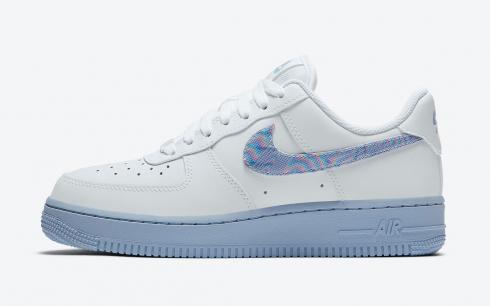 Nike Wmns air jordan 3 buy online Hydrogen Blue White CZ0377 セールクリアランス Nike WMNS 07 Low 1 Force Air スニーカー