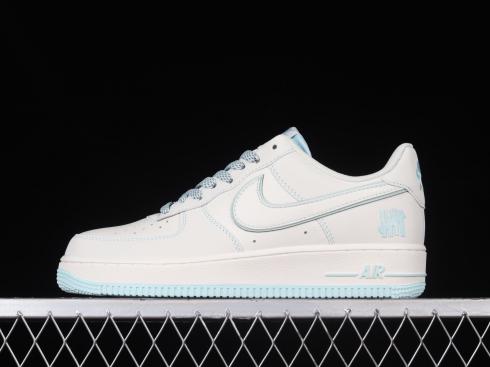Undefeated x Nike Air Force 1 07 SU19 White Light Blue HL5696-789