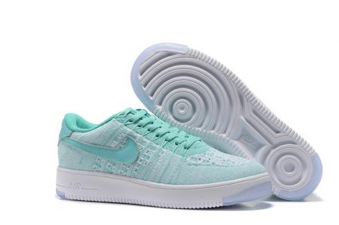 Nike Women Air Force 1 AF1 Flyknit Low 