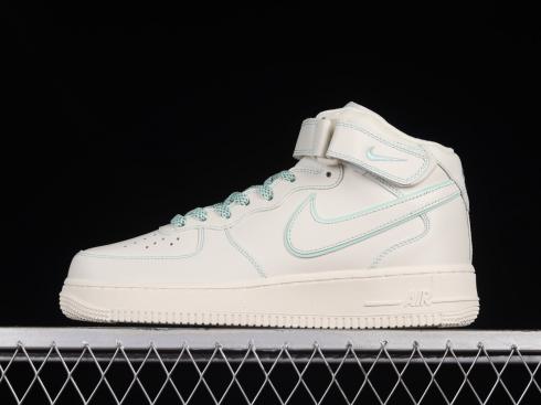 Nike Air Force 1 07 Mid Cream White Green BY6899-695