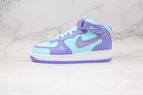 Purple and blue nike air clearance