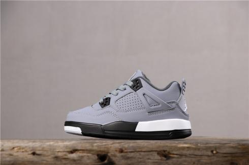 Nike Air Jordan IV 4 Retro Cool Grey Black Kids Shoes 308497 011