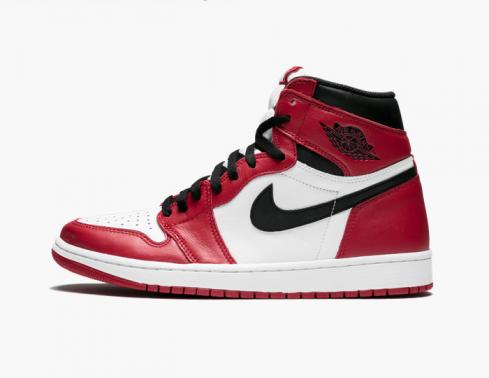 OrgShops - marty mcfly back to the future nike shoe gamer - 101 - Air Jordan  1 Retro High OG Chicago 2015 Swarthy Black Varsity Red 555088