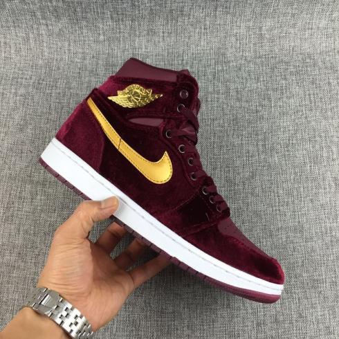 Gold and maroon nikes clearance