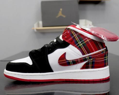 Black Red Mens Shoes 554724 