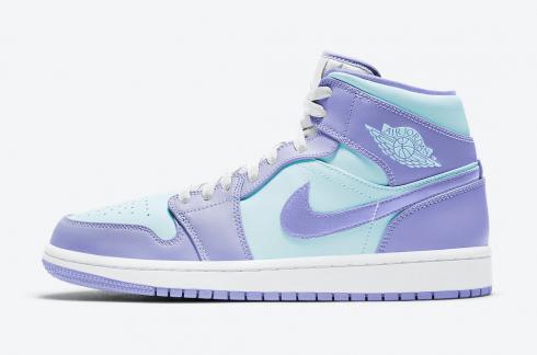 Air Jordan 1 Mid Cloud White Purple Aqua Blue LV8D 554724 - RvceShops - 500  - AIR JORDAN 13 RETRO COURT PURPLE GS YOUTH 2022