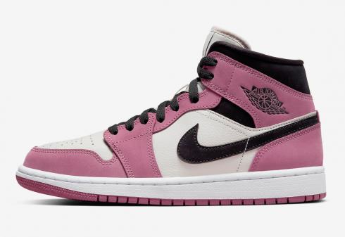 hot pink and white nike jordan shoes