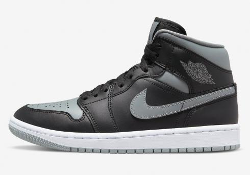 Air Jordan 1 Mid Shadow Black Dark Grey 