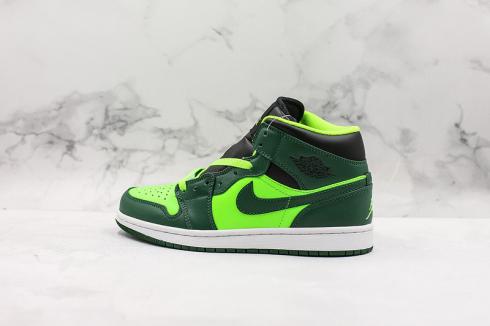 300 - Nike Air Jordan 1 Mid White Green 