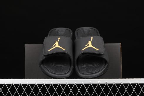 Nike Jordan Hydro 6 Slides Black Gold 