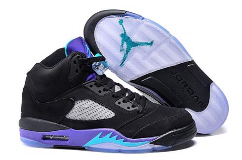 air jordan 5 retro grape ice & new emerald men's shoes
