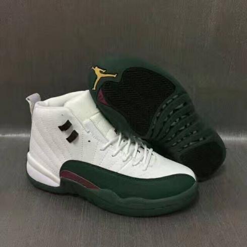 Jordan 12 green and white Clearance