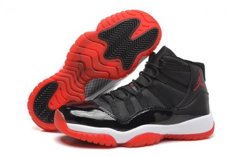 boys red and black jordans