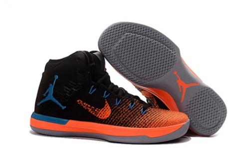 Basketball shoes black and orange clearance